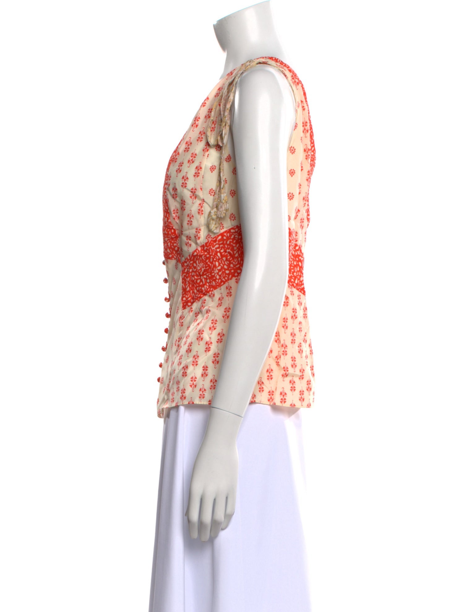 Rebecca Taylor Silk Printed Blouse