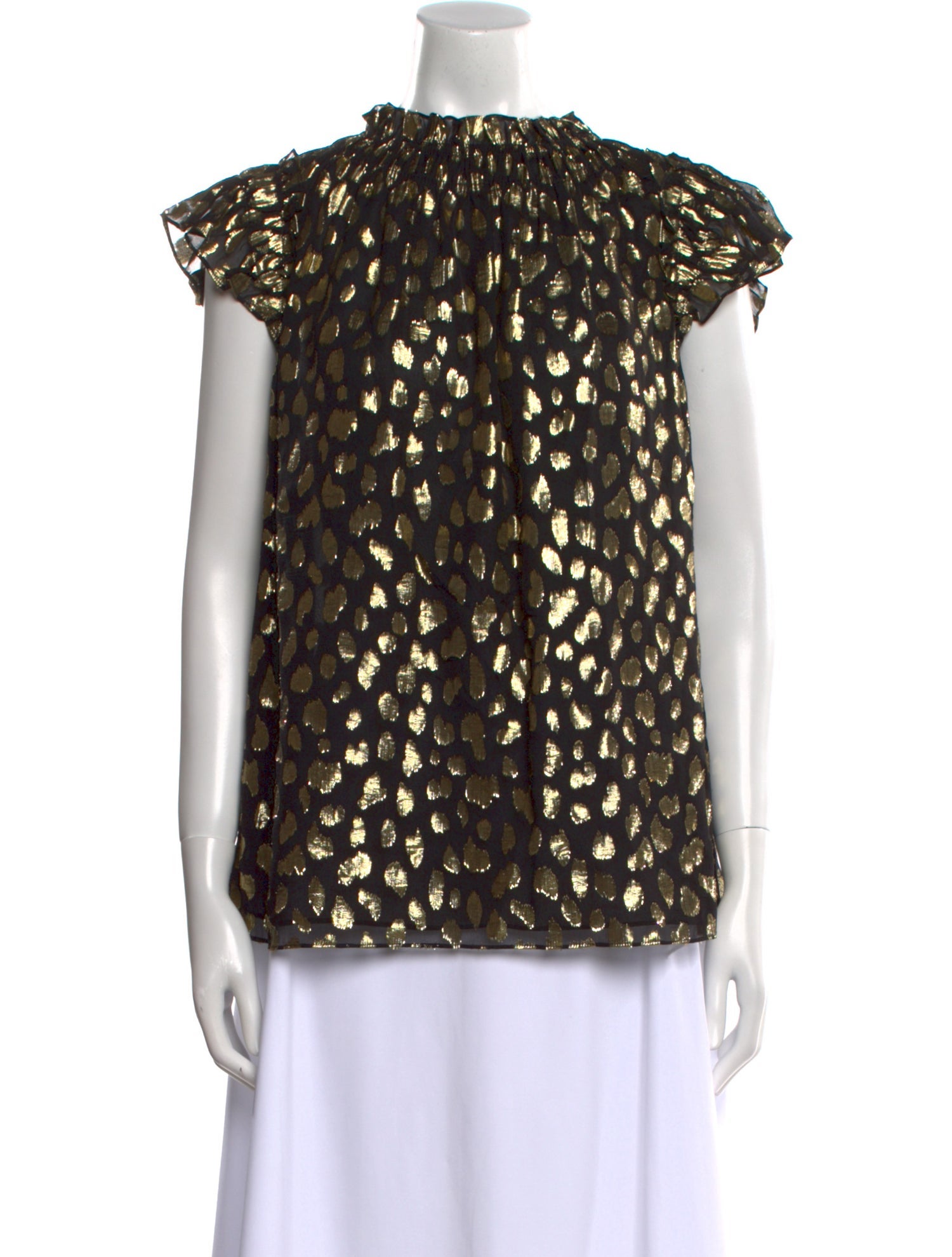 Rebecca Taylor Silk Printed Blouse