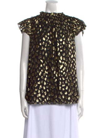 Rebecca Taylor Silk Printed Blouse