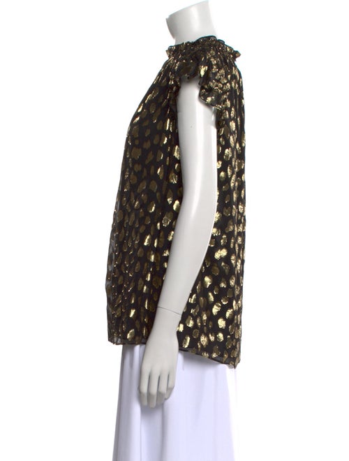 Rebecca Taylor Silk Printed Blouse