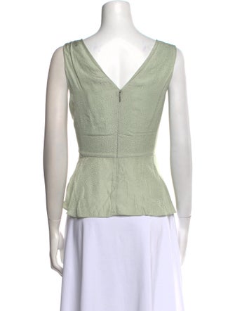 Rebecca Taylor Silk V-Neck Top