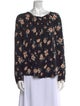 Rebecca Taylor Silk Floral Print Blouse