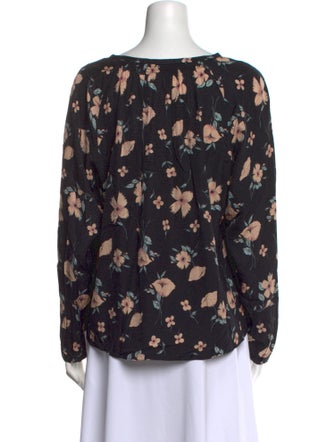 Rebecca Taylor Silk Floral Print Blouse