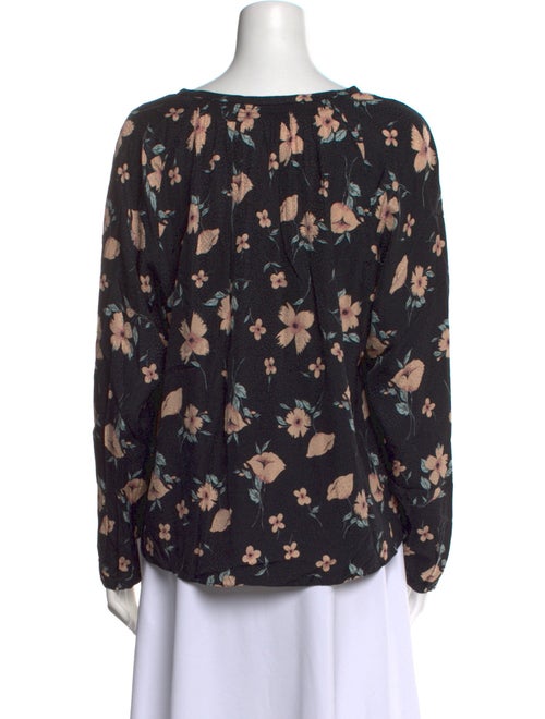 Rebecca Taylor Silk Floral Print Blouse