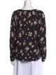 Rebecca Taylor Silk Floral Print Blouse