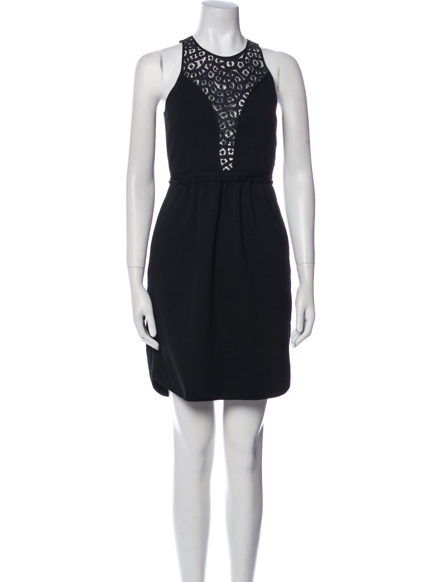 Rebecca Taylor Crew Neck Mini Dress