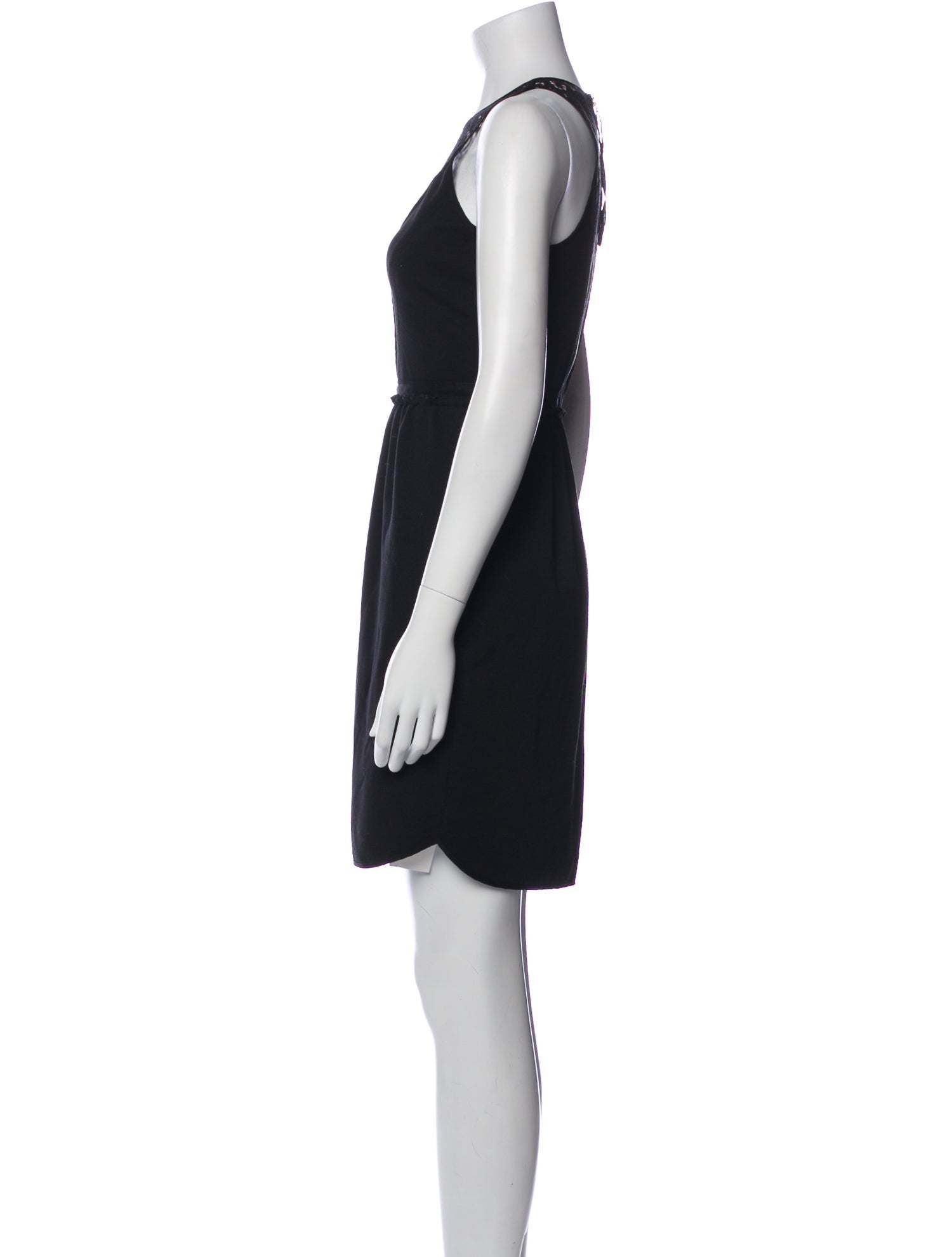 Rebecca Taylor Crew Neck Mini Dress