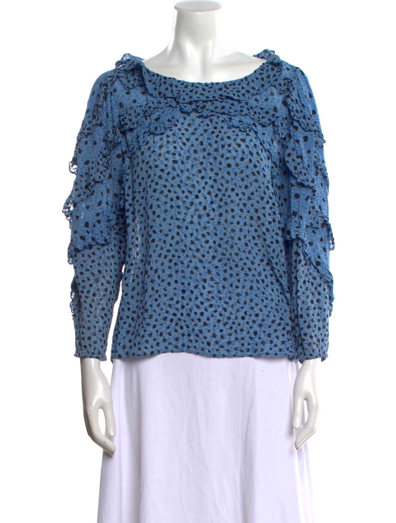 Rebecca Taylor Silk Printed Blouse w/ Tags