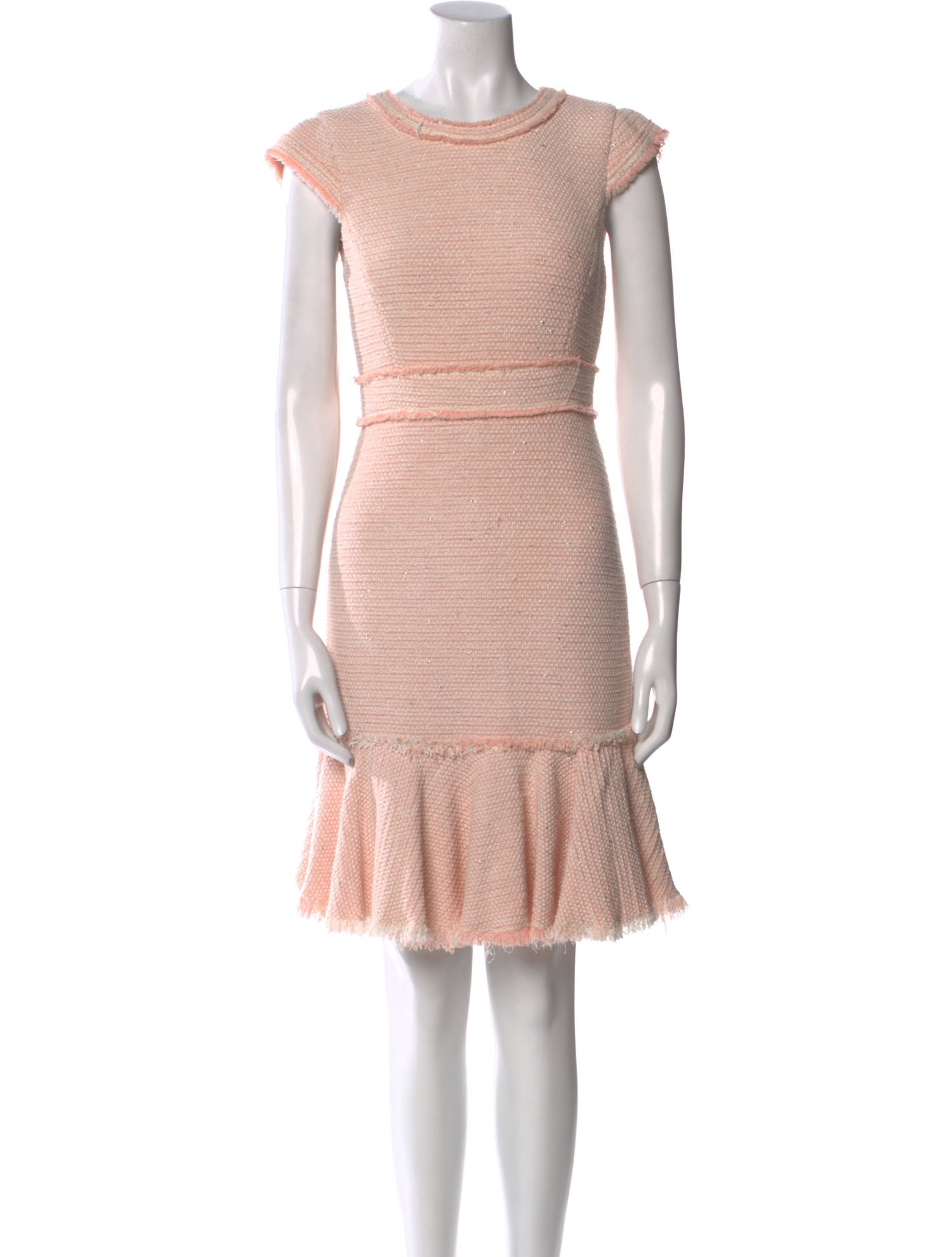 Rebecca Taylor Crew Neck Knee-Length Dress