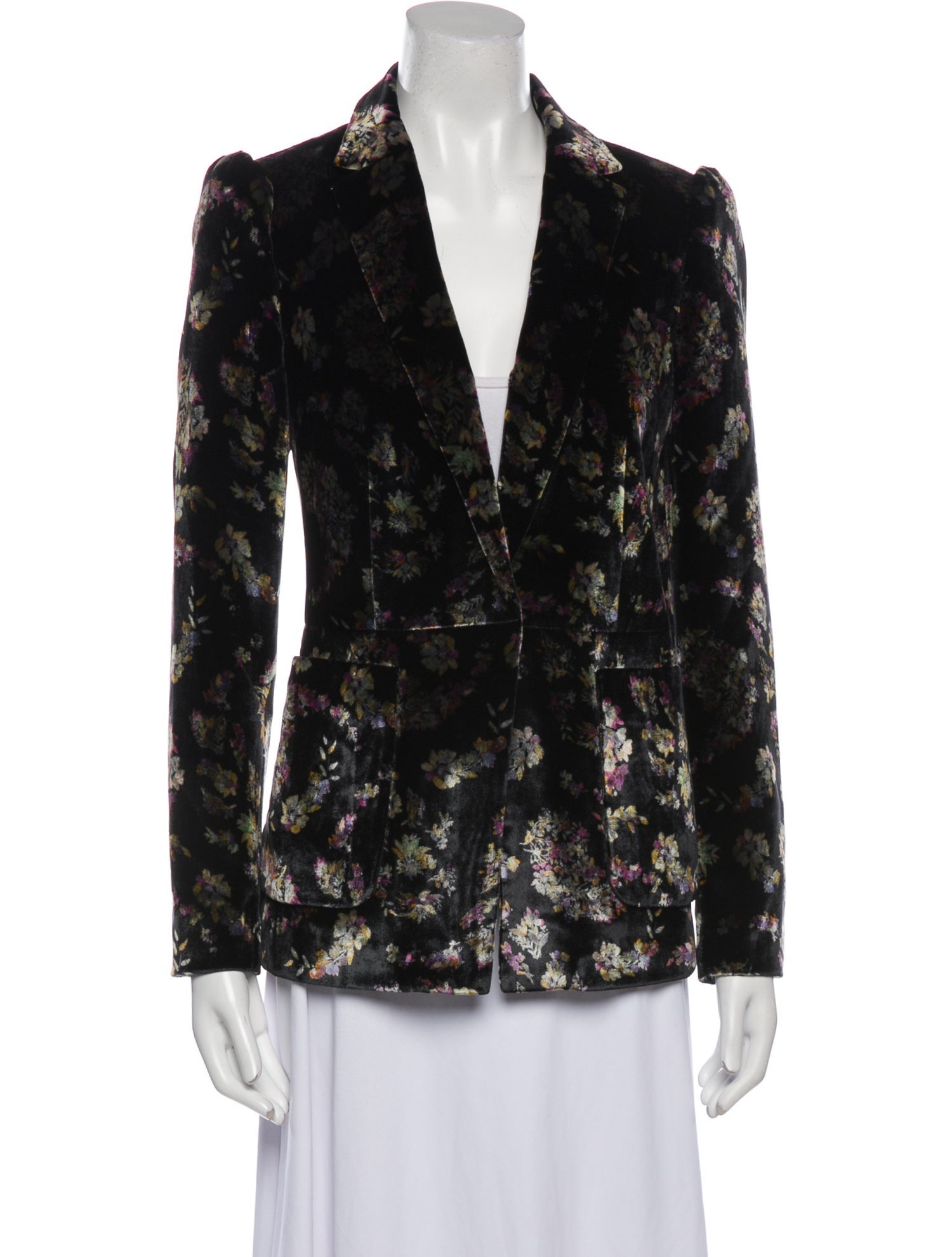 Rebecca Taylor Floral Print Blazer