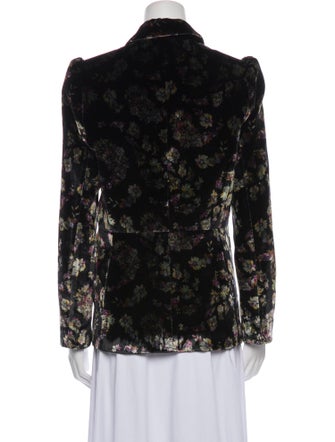 Rebecca Taylor Floral Print Blazer