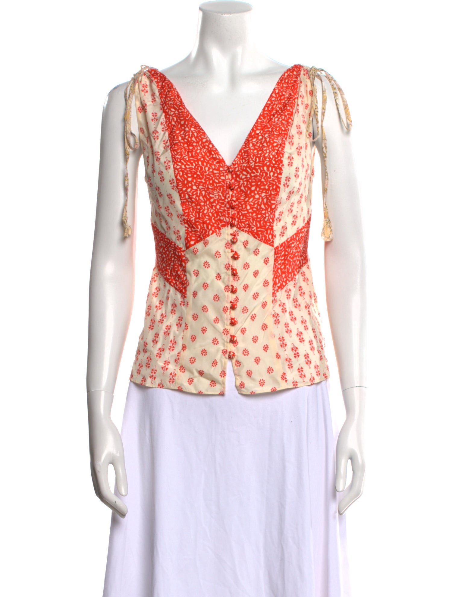 Rebecca Taylor Silk Floral Print Blouse w/ Tags