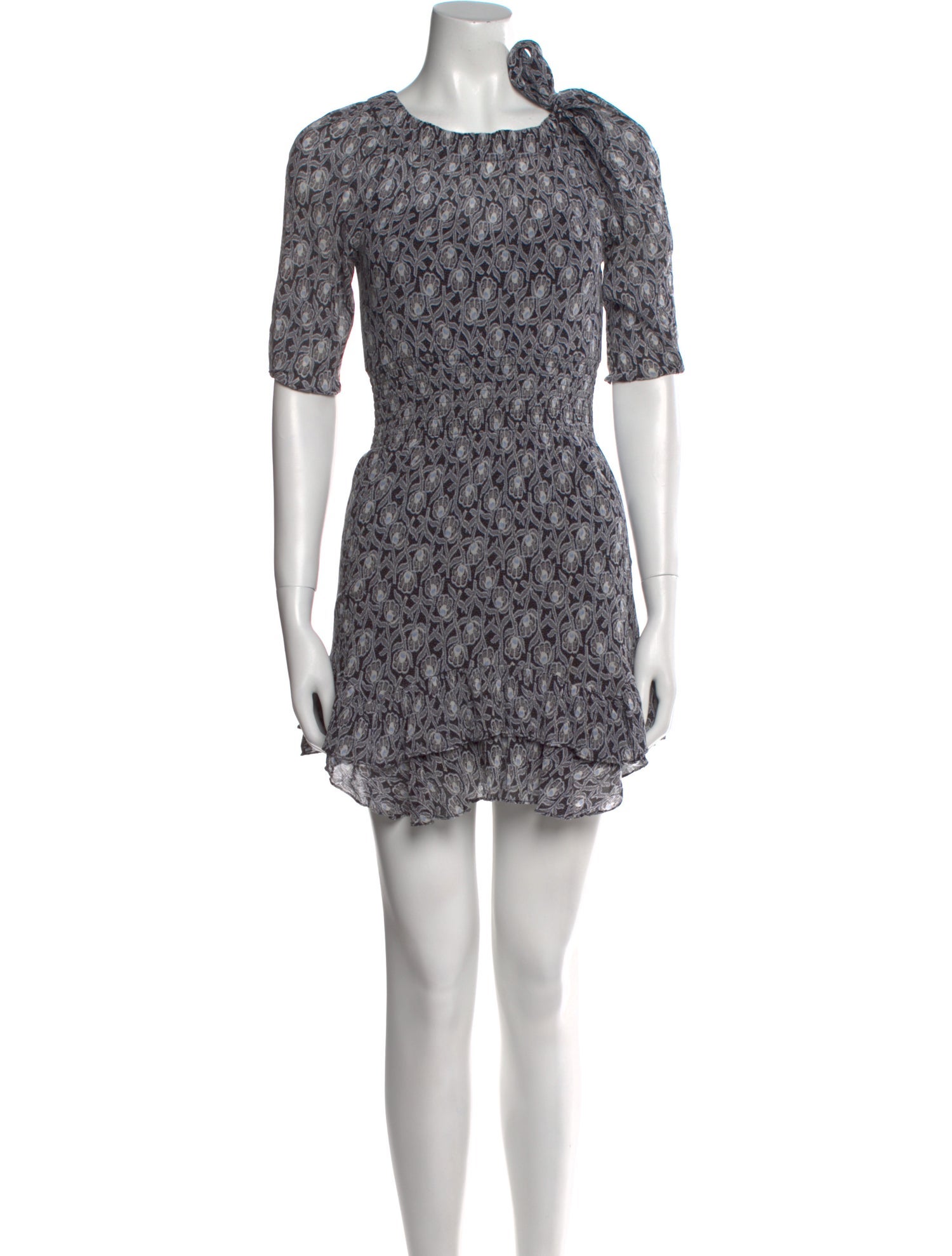 Rebecca Taylor Floral Print Mini Dress