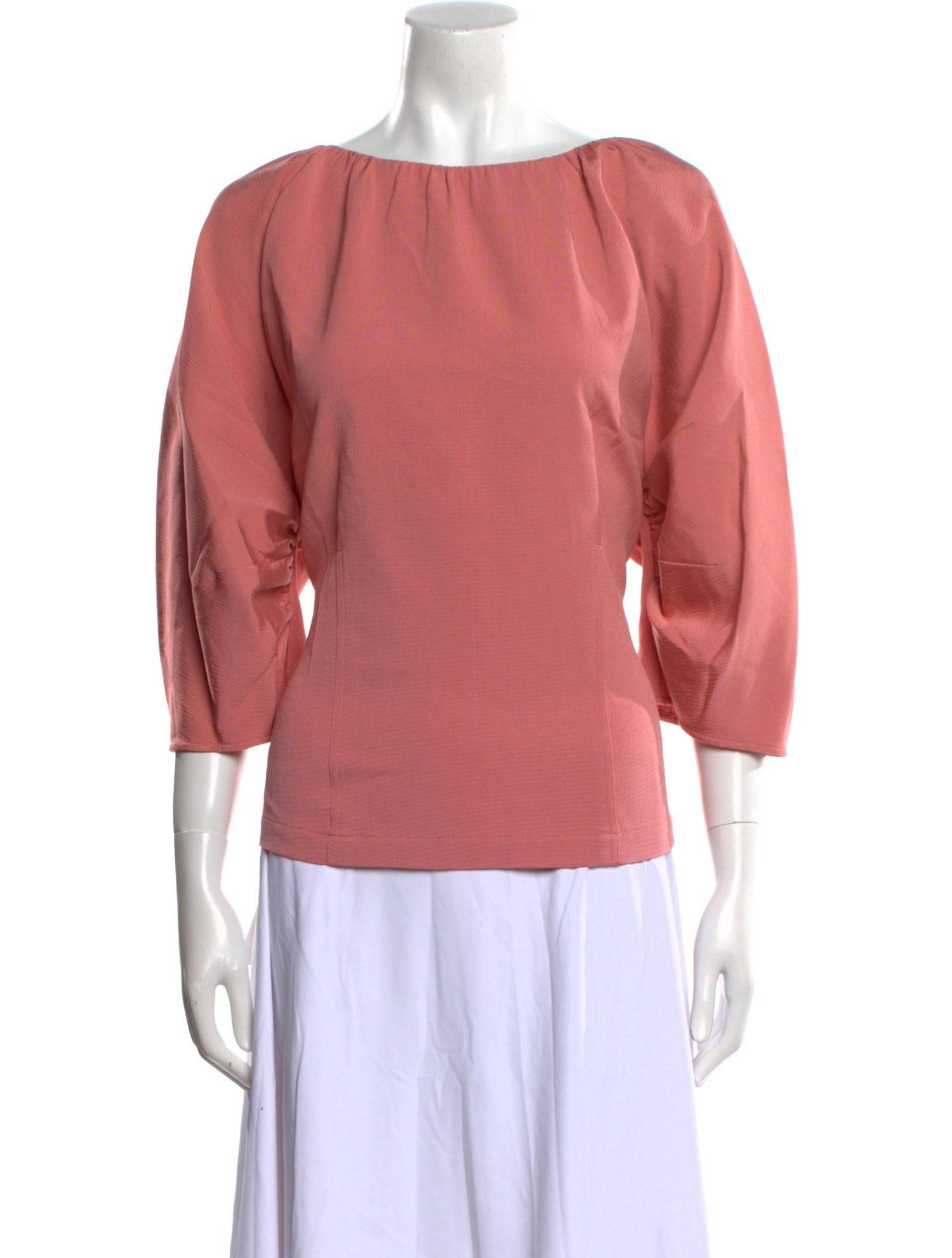 Rebecca Taylor Scoop Neck Three-Quarter Sleeve Blouse w/ Tags