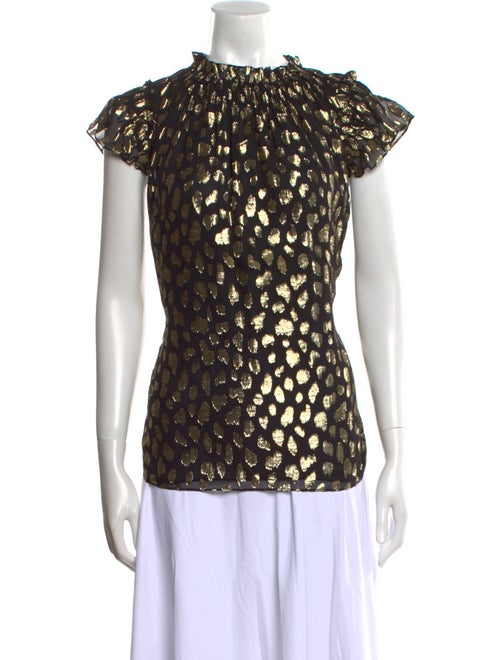 Rebecca Taylor Silk Printed Top