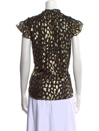 Rebecca Taylor Silk Printed Top