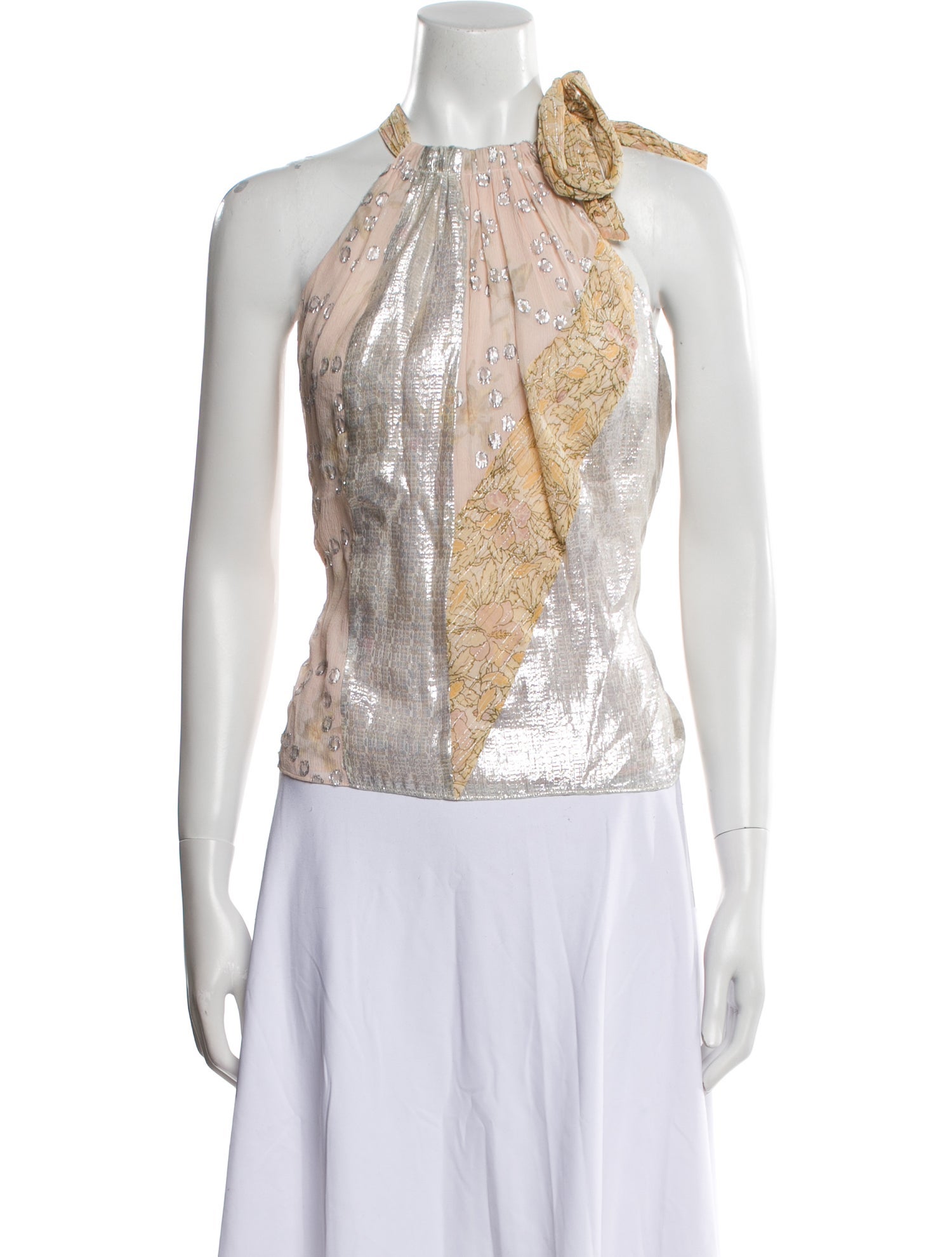 Rebecca Taylor Silk Printed Top w/ Tags