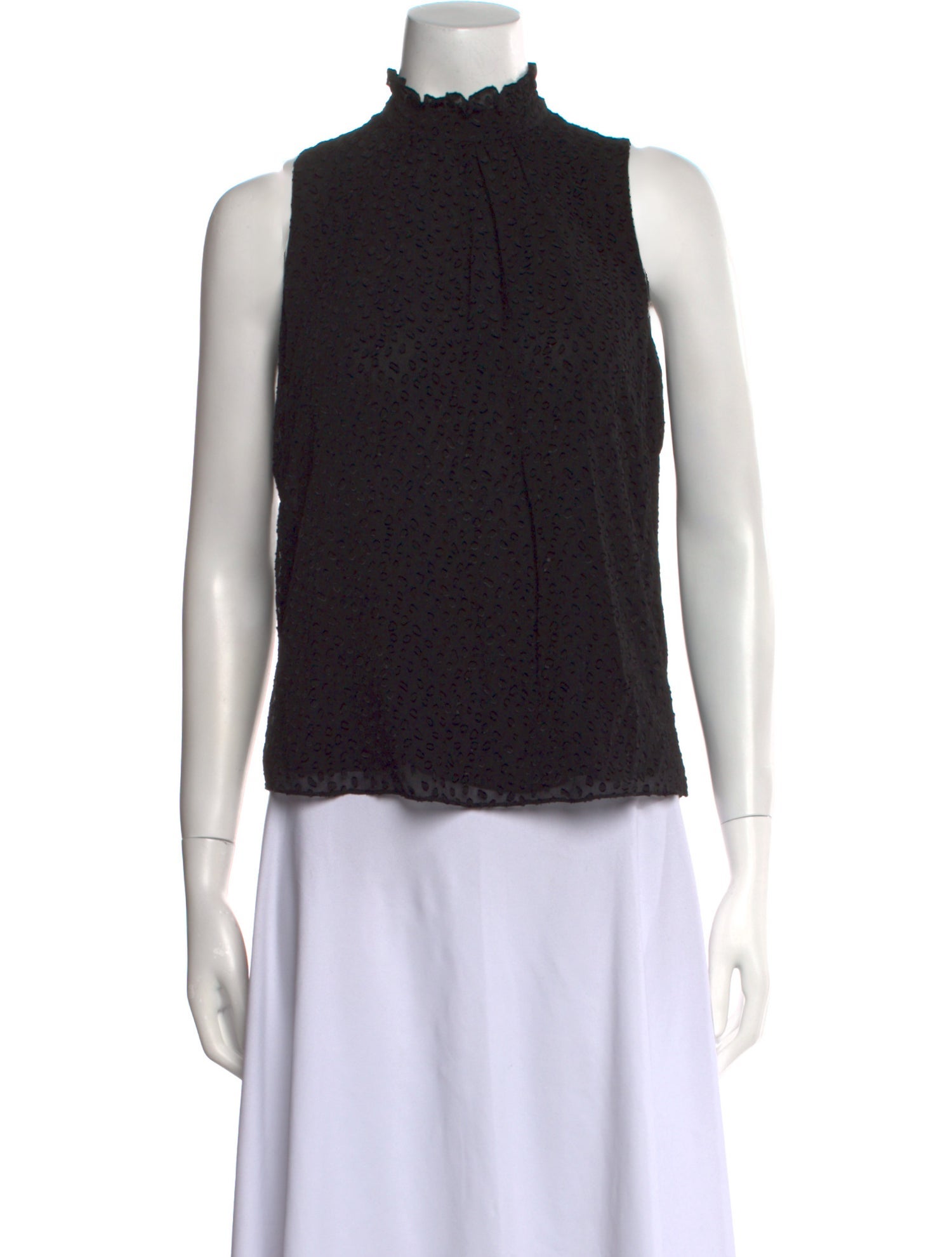 Rebecca Taylor Silk Mock Neck Top w/ Tags