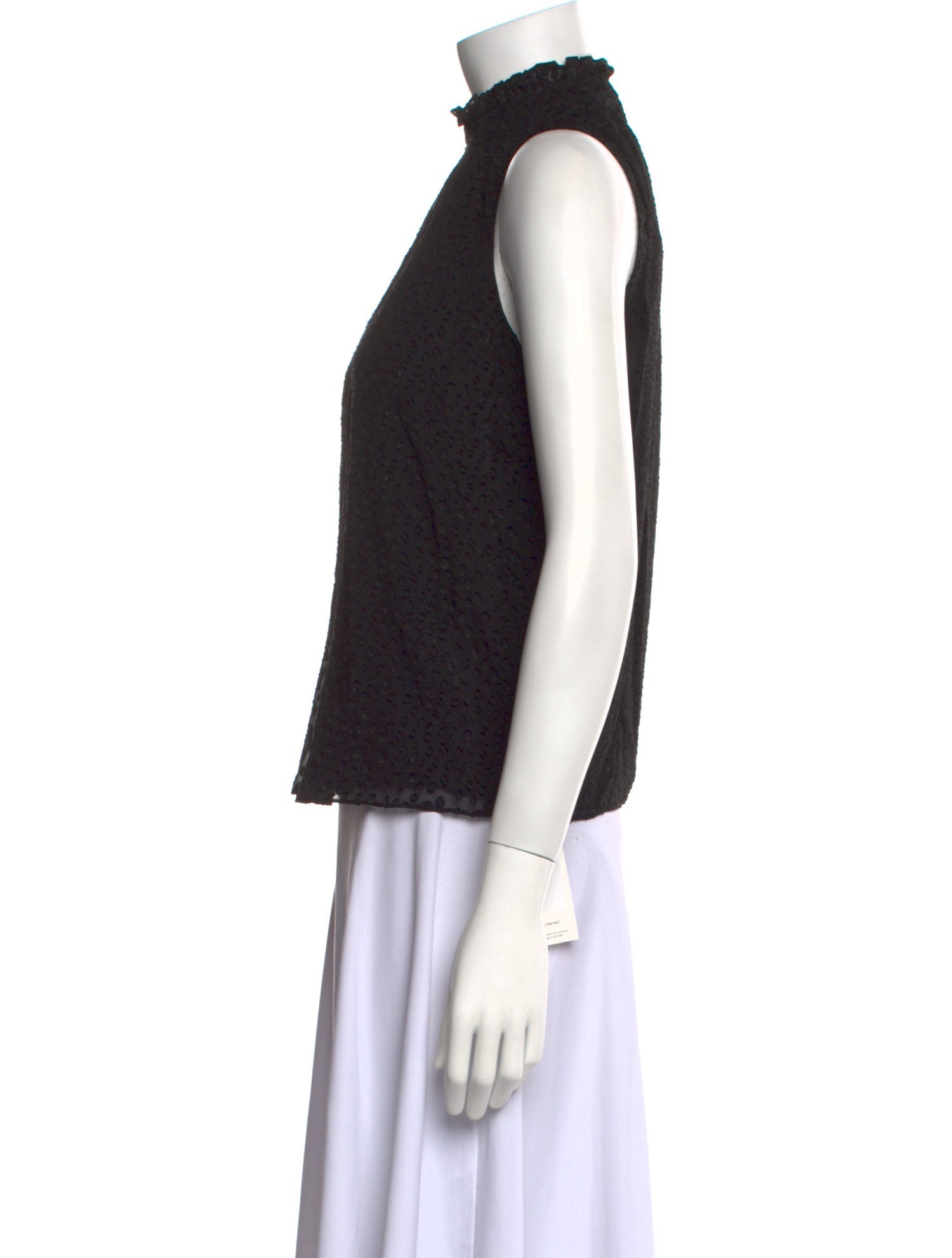 Rebecca Taylor Silk Mock Neck Top w/ Tags