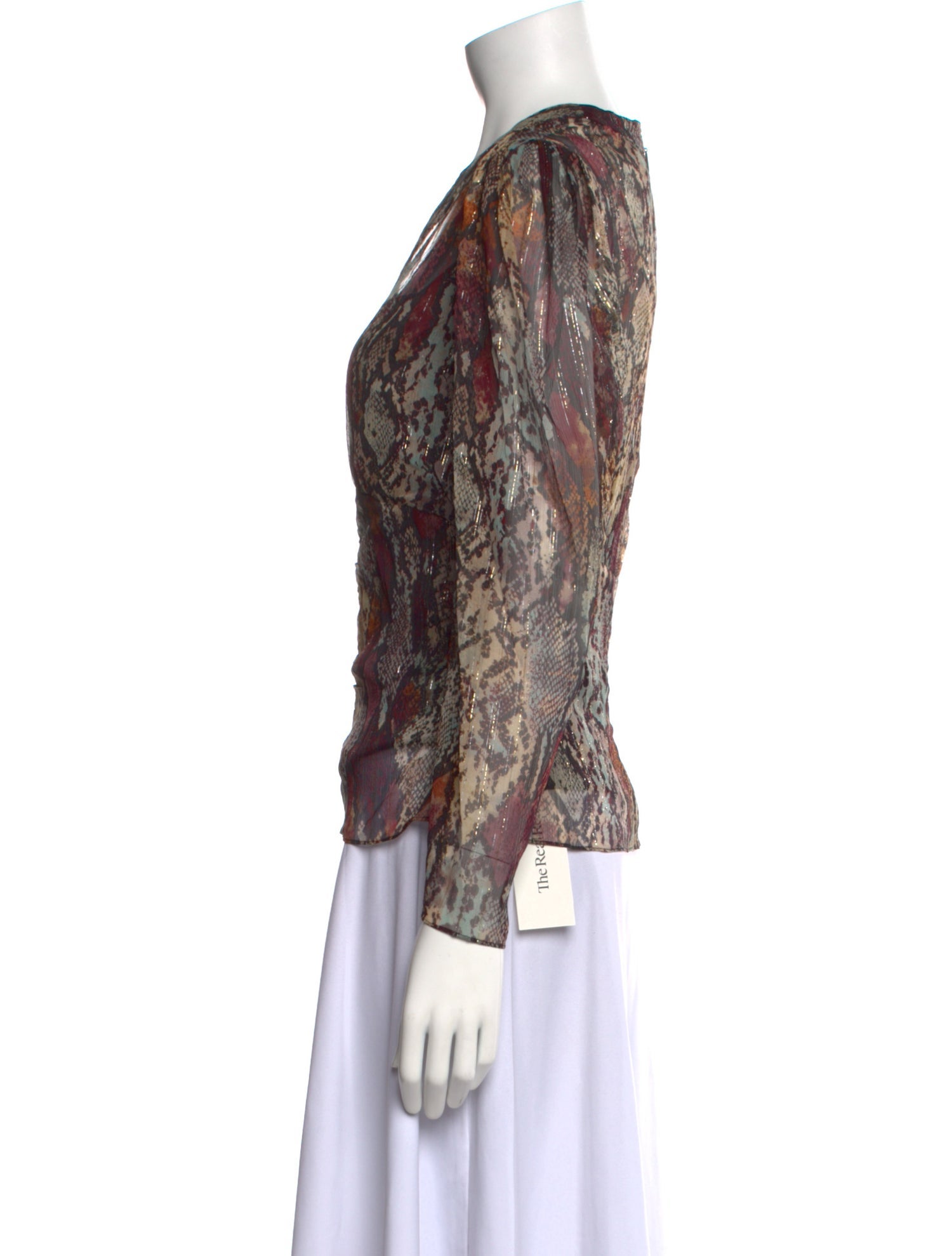 Rebecca Taylor Silk Printed Blouse w/ Tags