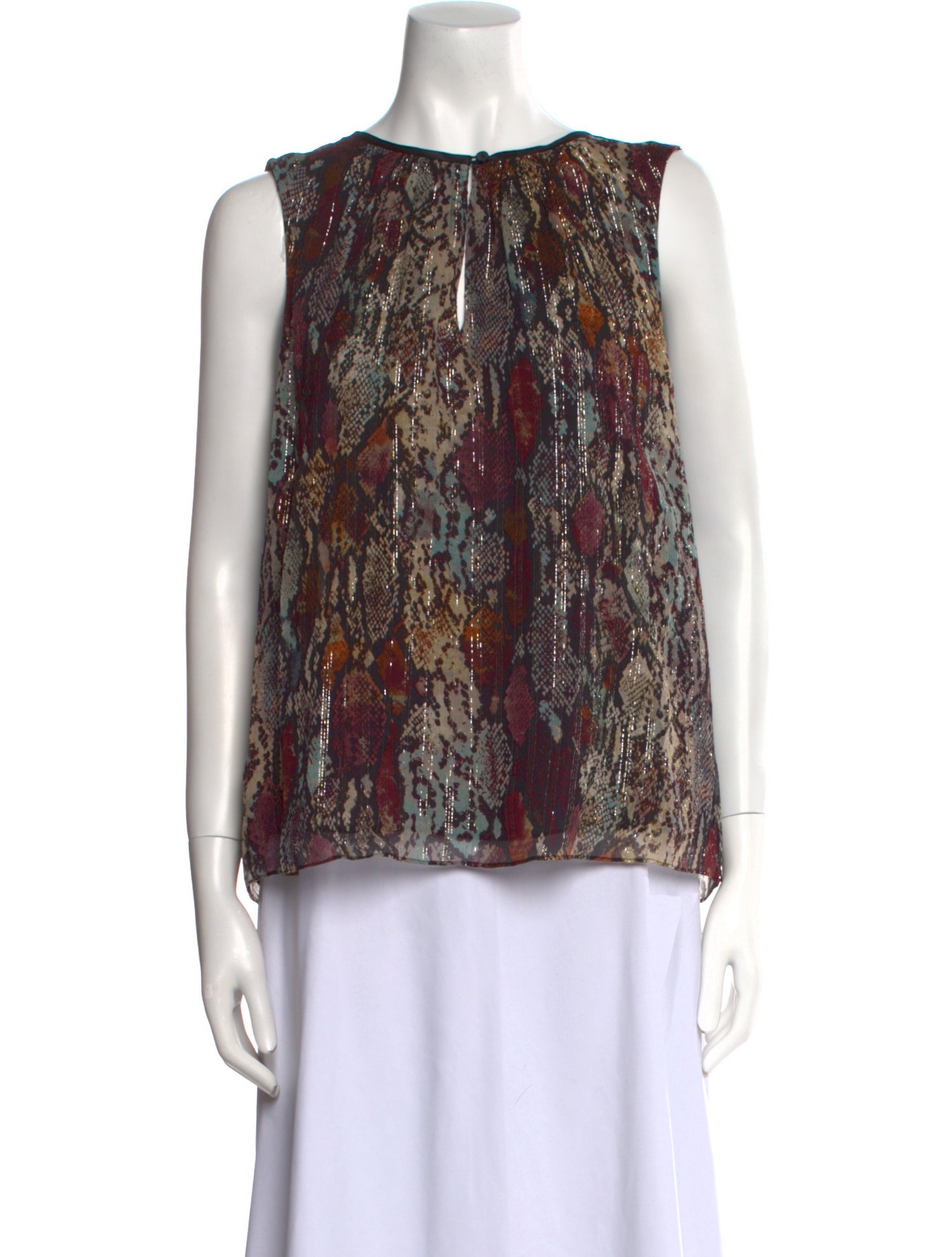 Rebecca Taylor Silk Printed Blouse w/ Tags