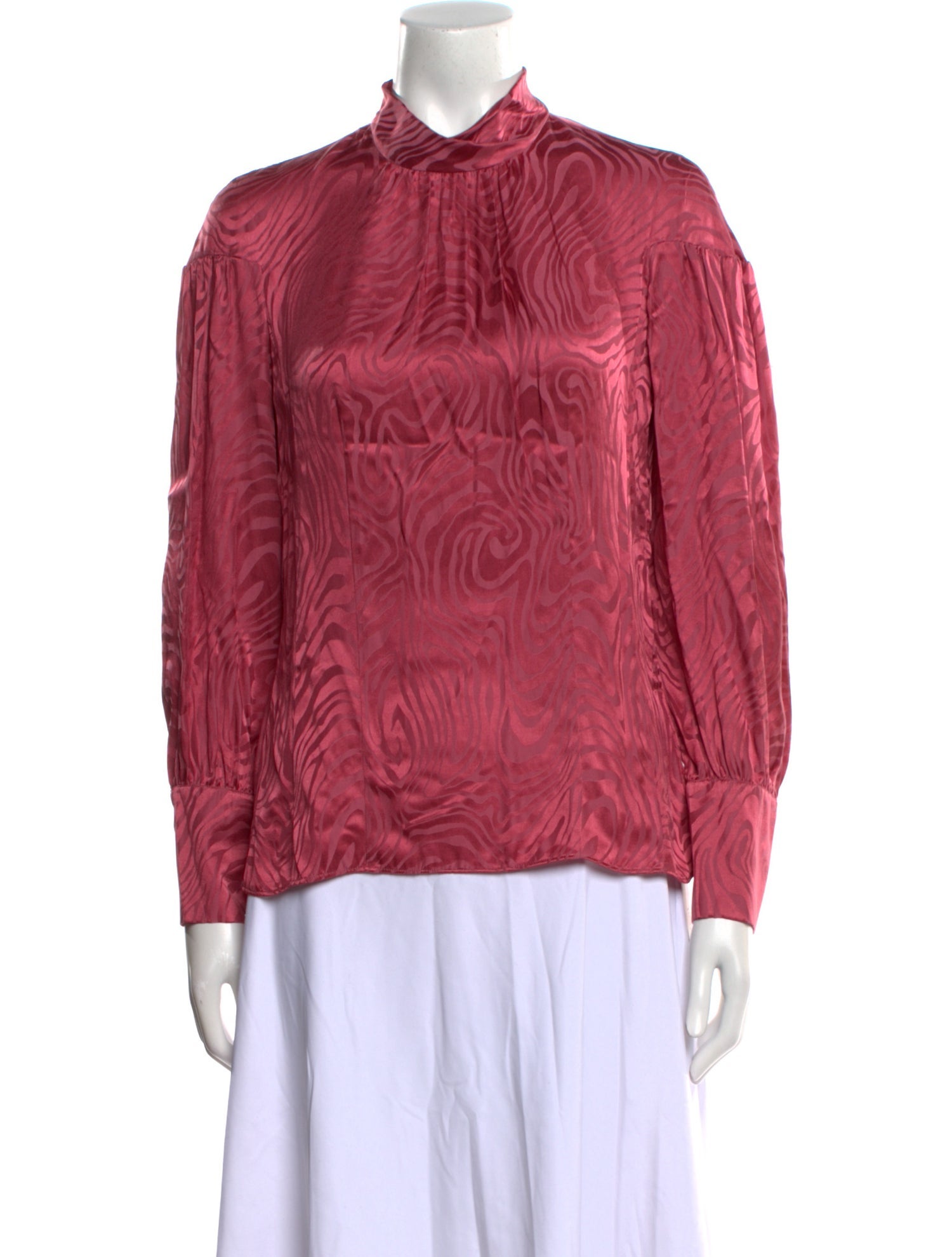 Rebecca Taylor Mock Neck Long Sleeve Blouse w/ Tags