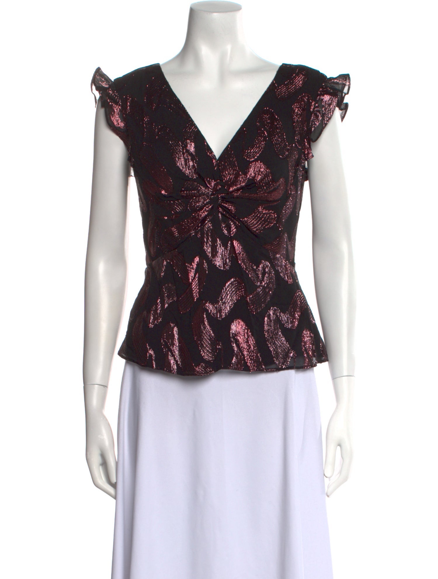 Rebecca Taylor Silk Printed Blouse w/ Tags