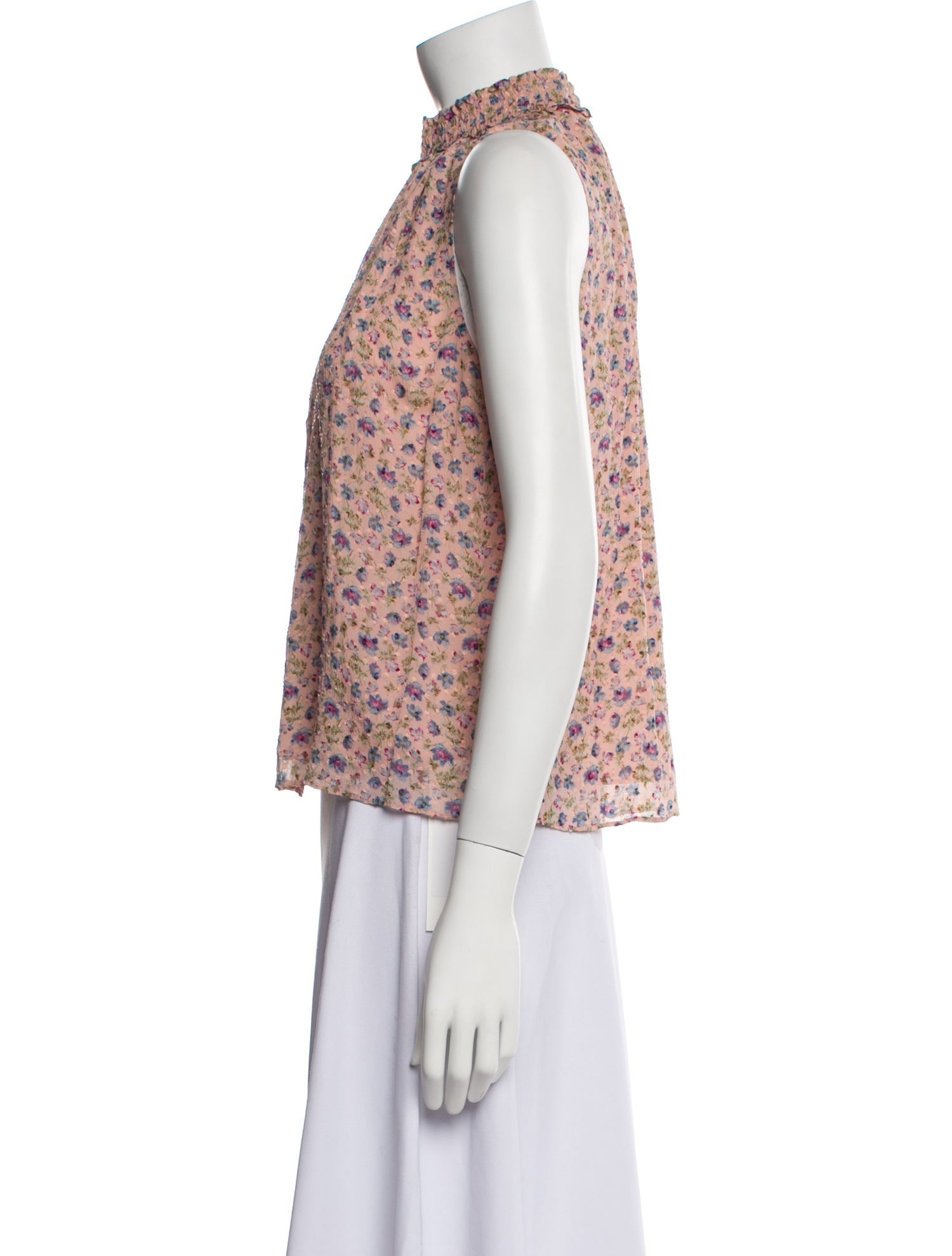 Rebecca Taylor Silk Floral Print Blouse w/ Tags