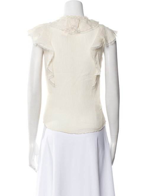 Rebecca Taylor Short Sleeve Button-Up Top