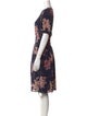 Rebecca Taylor Silk Knee-Length Dress