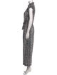 Rebecca Taylor Silk Animal Print Jumpsuit