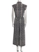 Rebecca Taylor Silk Animal Print Jumpsuit