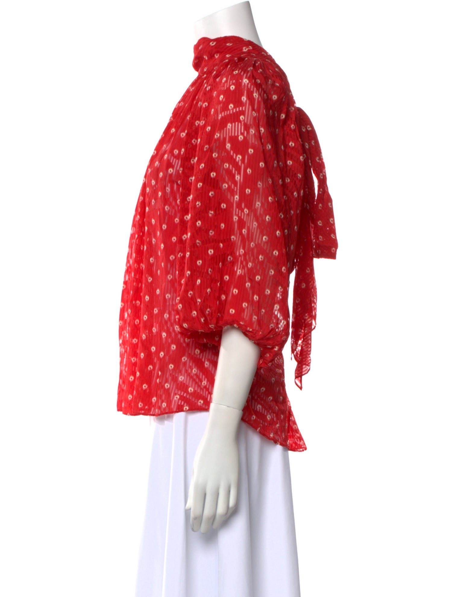 Rebecca Taylor Silk Floral Print Blouse w/ Tags