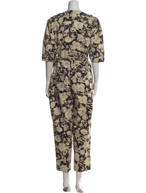 Rebecca Taylor Printed Scoop Neck Jumpsuit