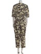 Rebecca Taylor Printed Scoop Neck Jumpsuit