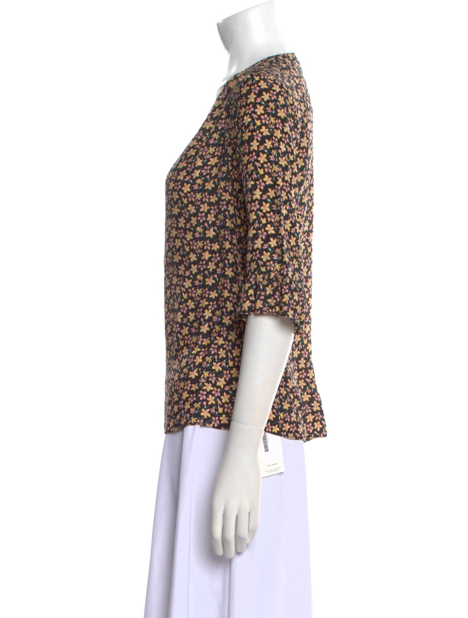 Rebecca Taylor Silk Floral Print Blouse w/ Tags