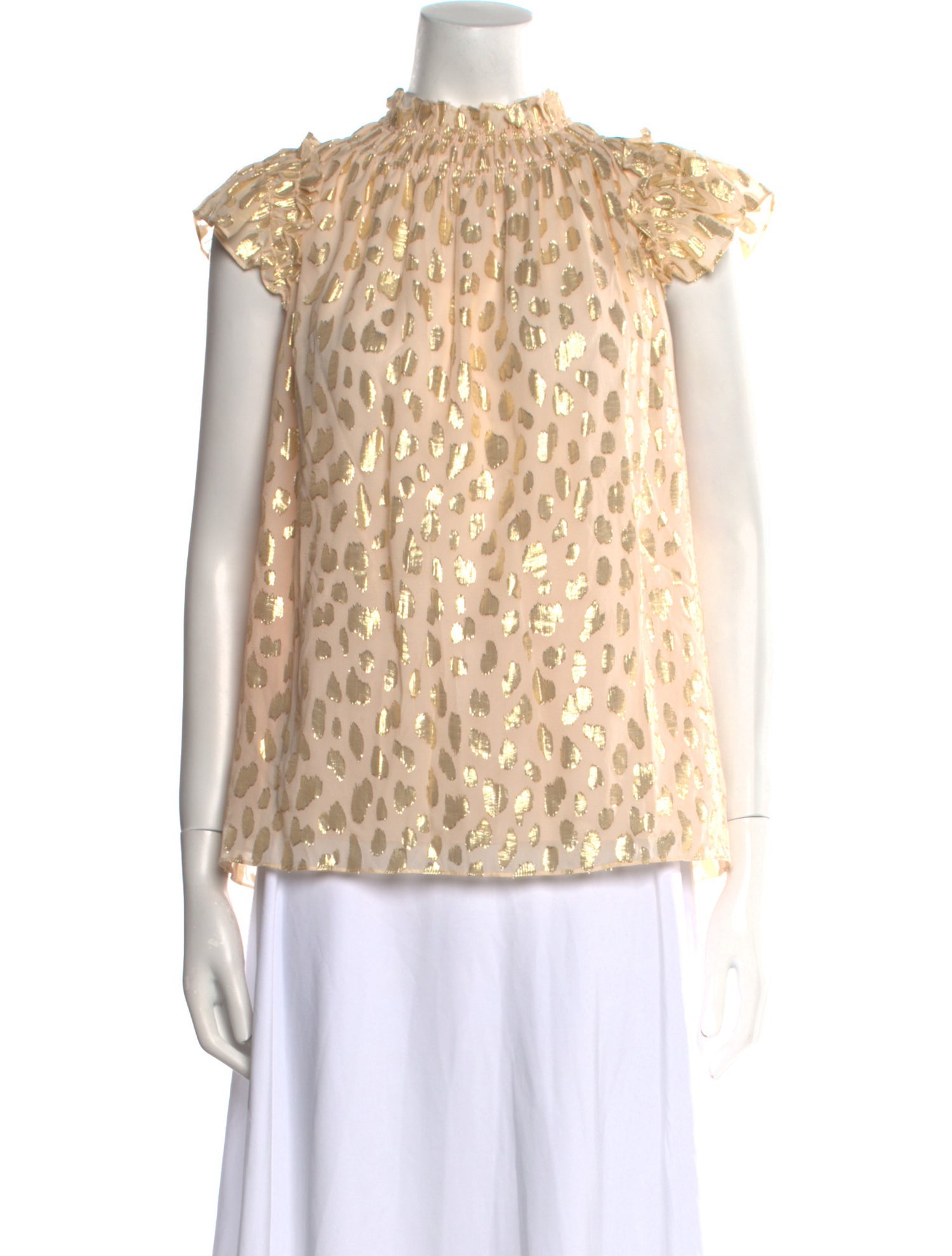 Rebecca Taylor Silk Printed Blouse