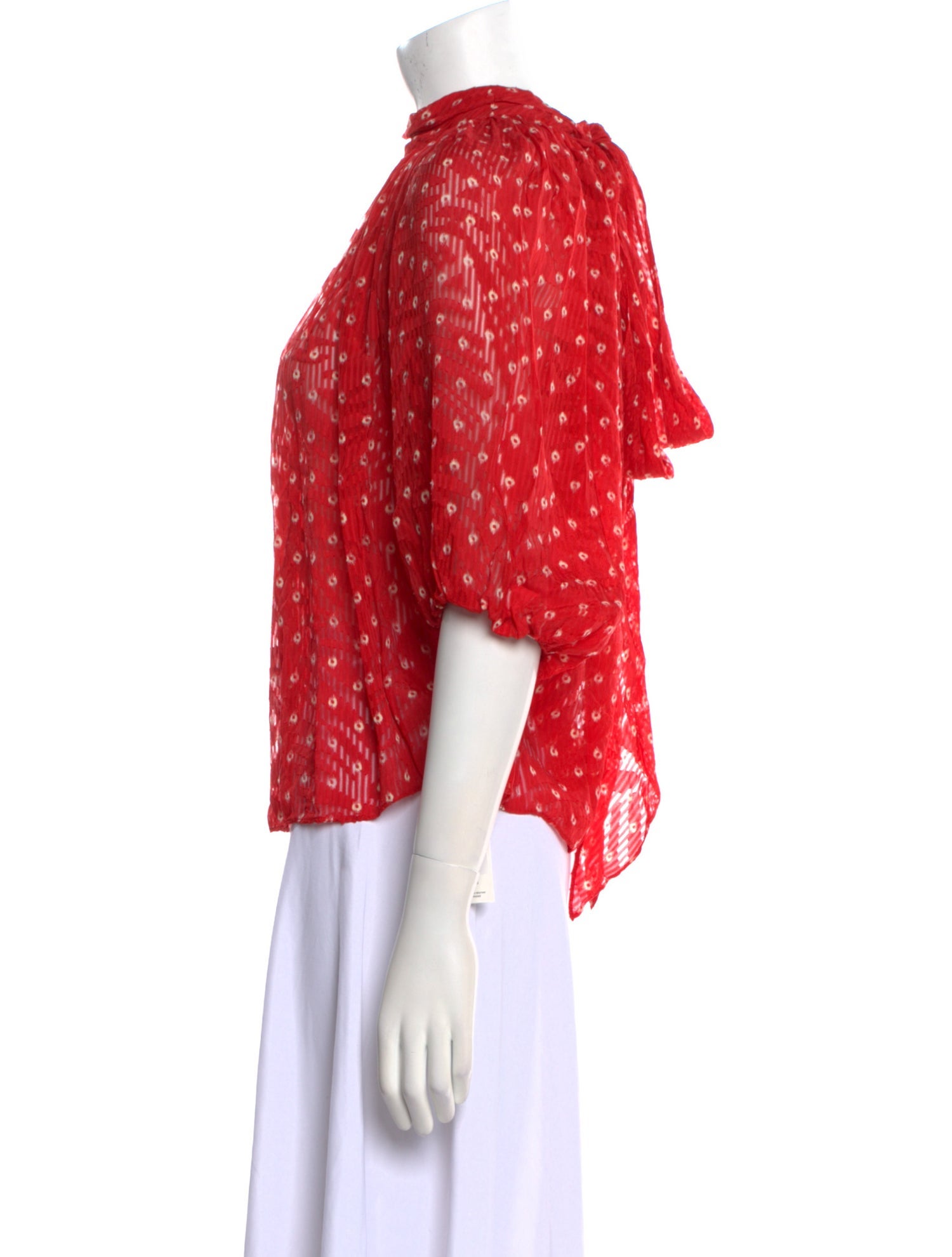 Rebecca Taylor Silk Floral Print Blouse w/ Tags