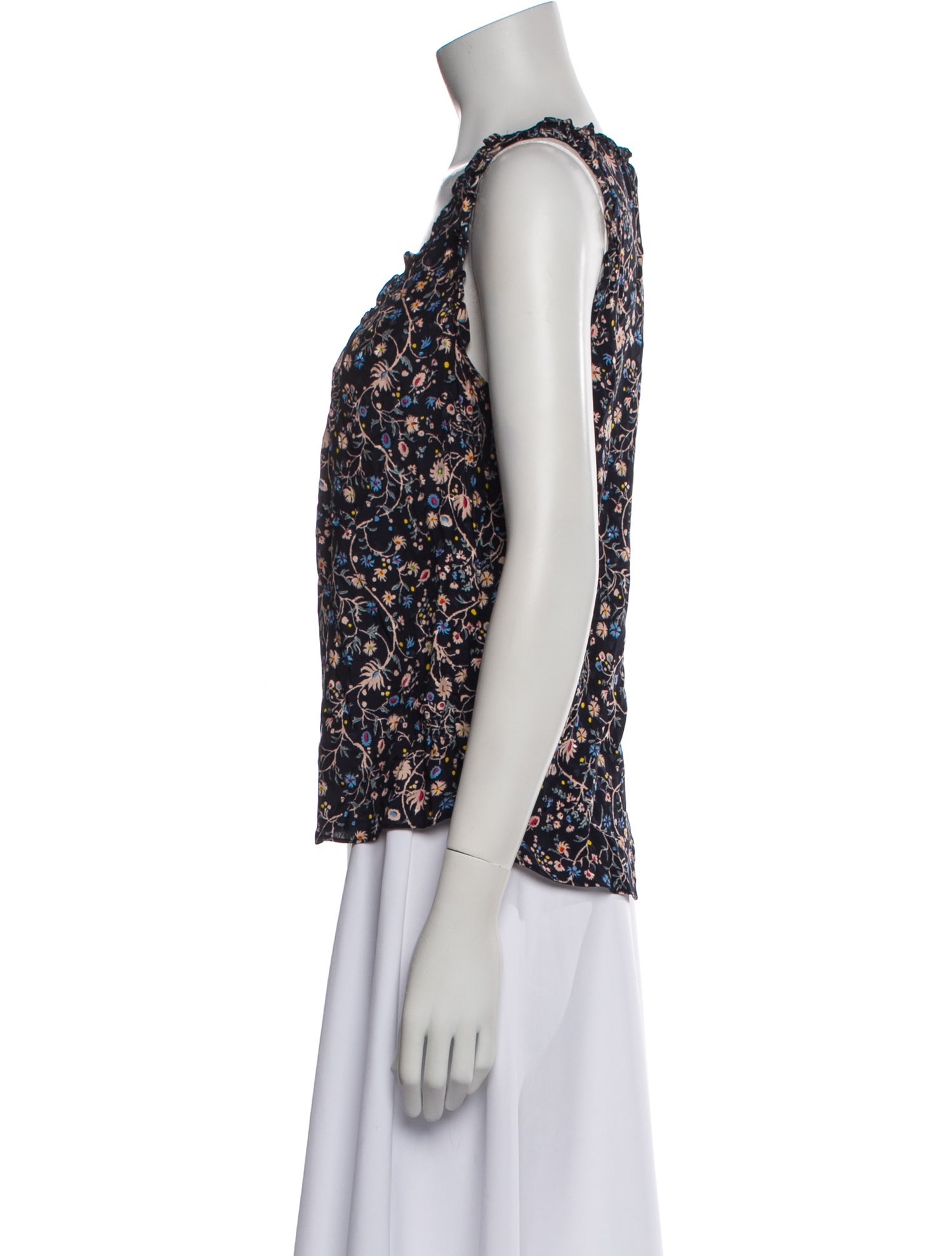 Rebecca Taylor Silk Floral Print Blouse