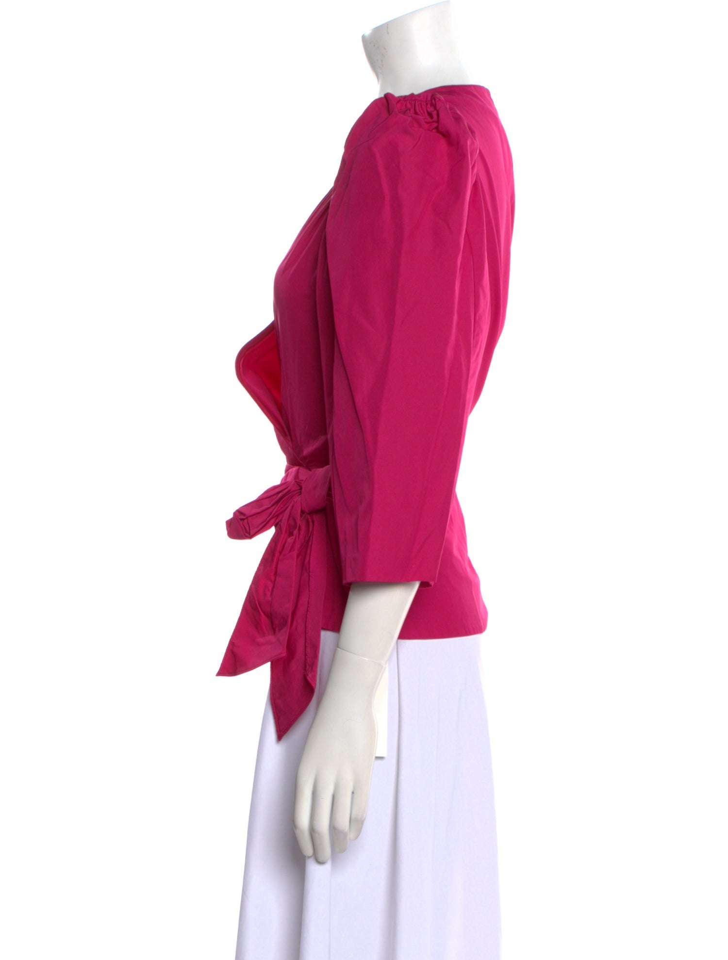 Rebecca Taylor V-Neck Three-Quarter Sleeve Blouse w/ Tags