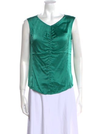 Rebecca Taylor Silk V-Neck Top