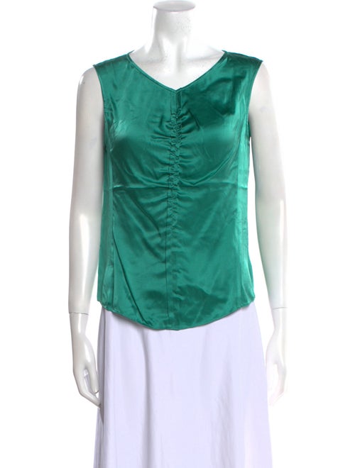 Rebecca Taylor Silk V-Neck Top