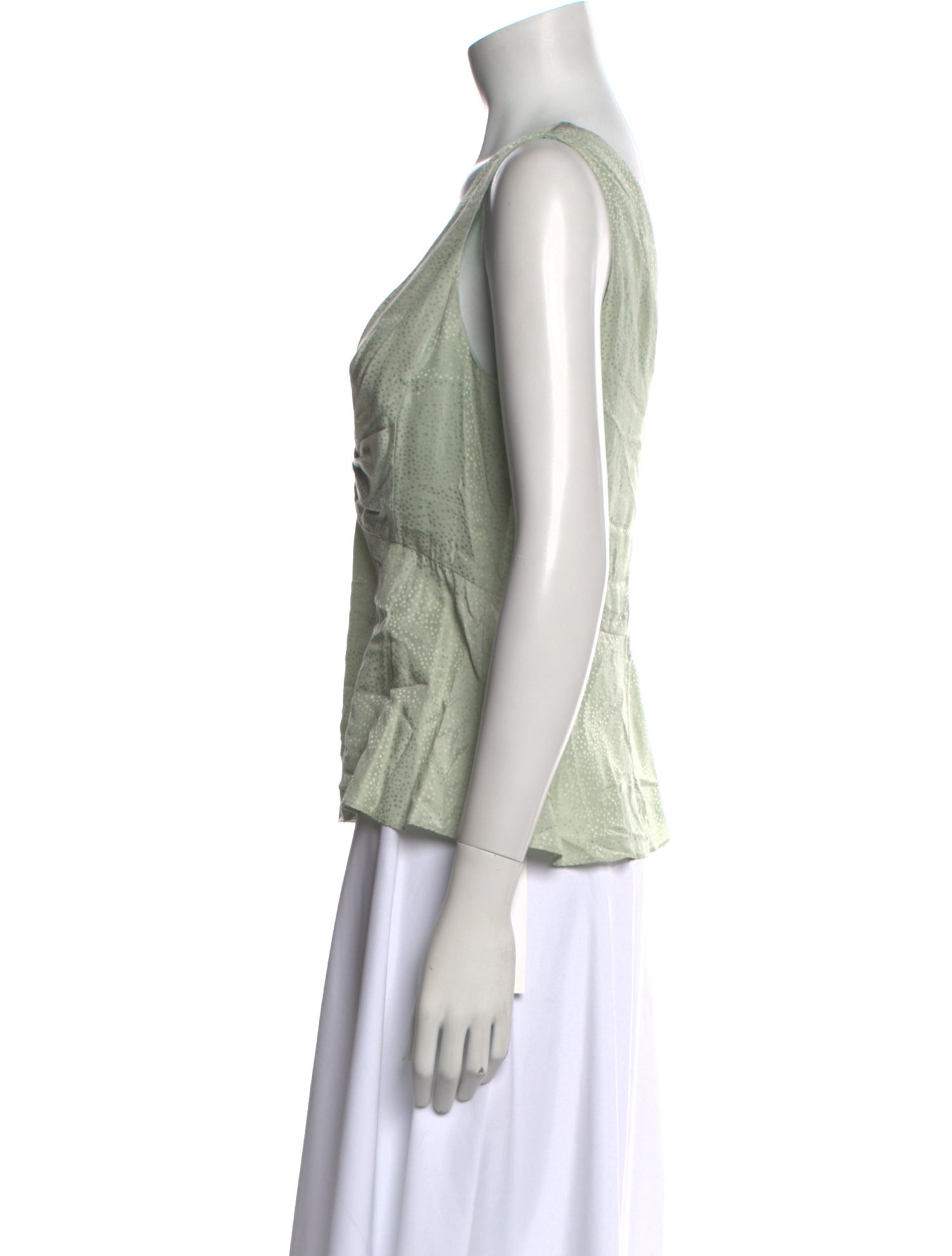 Rebecca Taylor V-Neck Sleeveless Top