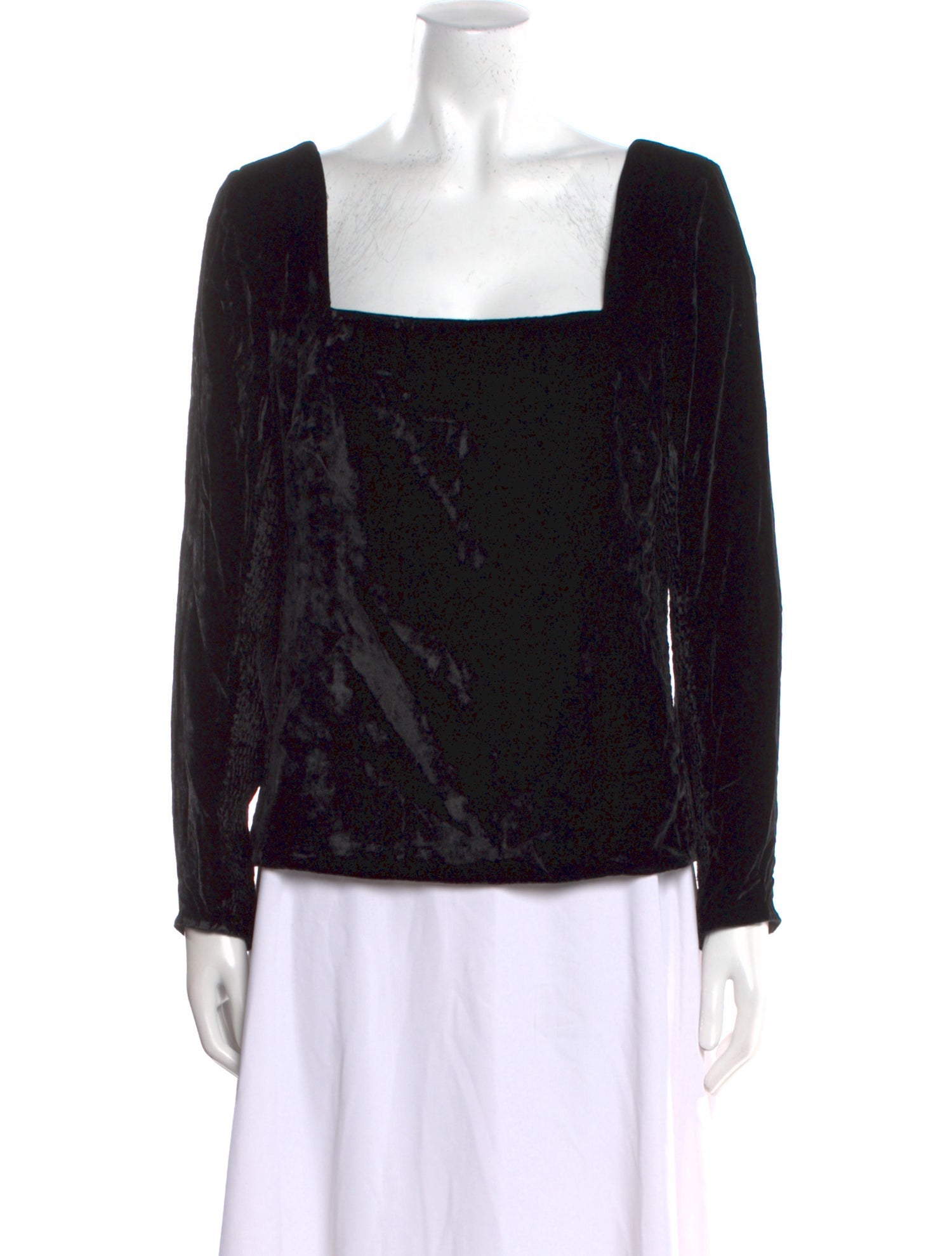 Rebecca Taylor Square Neckline Long Sleeve Top w/ Tags