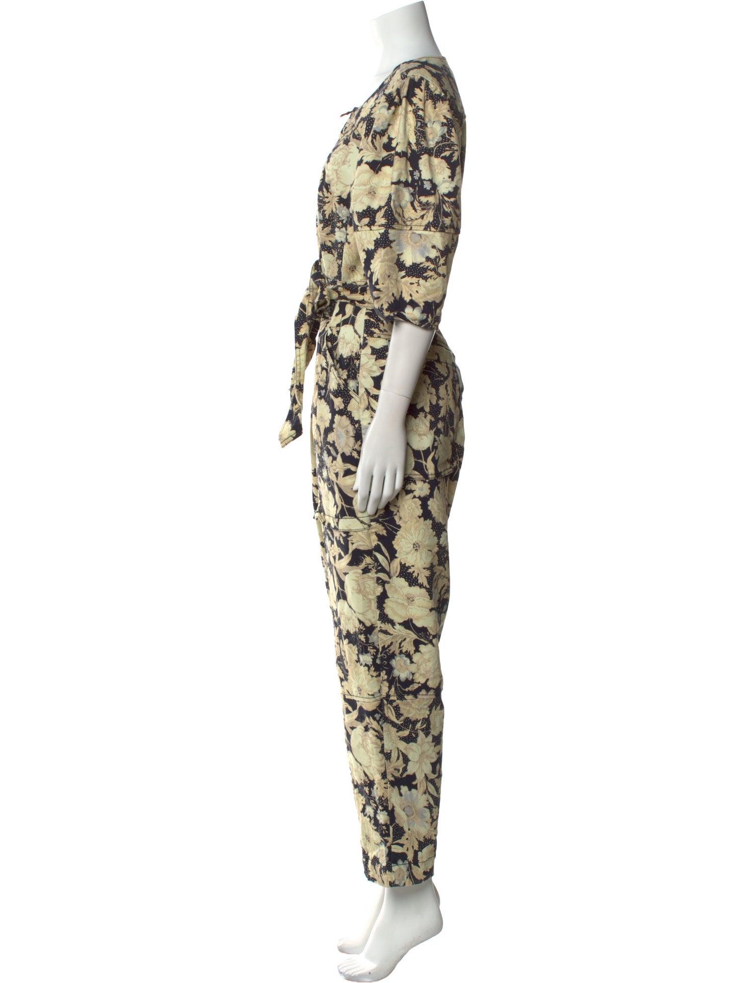 Rebecca Taylor Floral Print Scoop Neck Jumpsuit w/ Tags