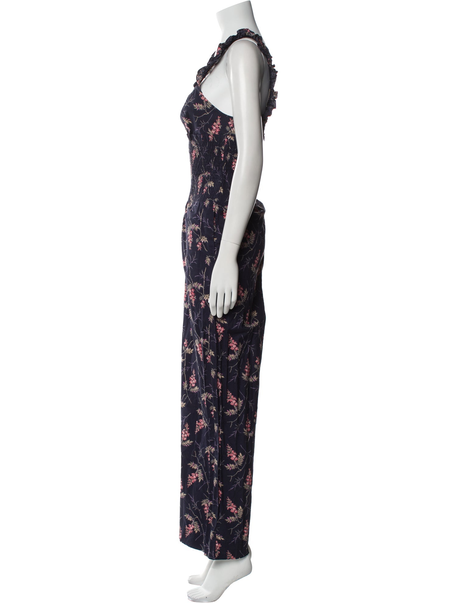 Rebecca Taylor Floral Print V-Neck Jumpsuit w/ Tags