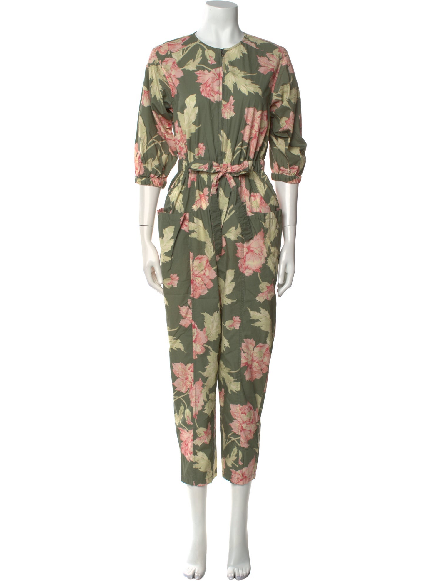 La Vie Rebecca Taylor Floral Print Scoop Neck Jumpsuit w/ Tags