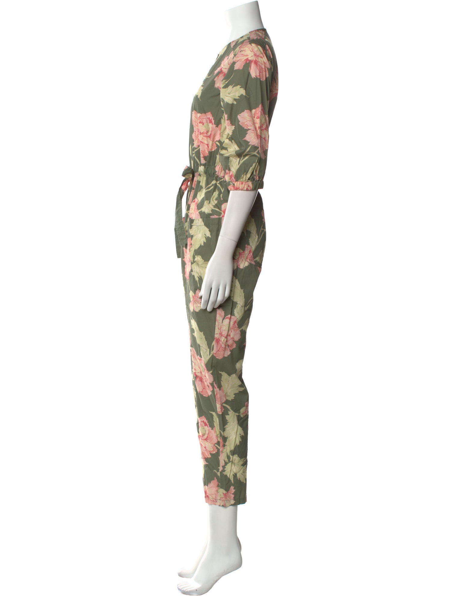 La Vie Rebecca Taylor Floral Print Scoop Neck Jumpsuit w/ Tags