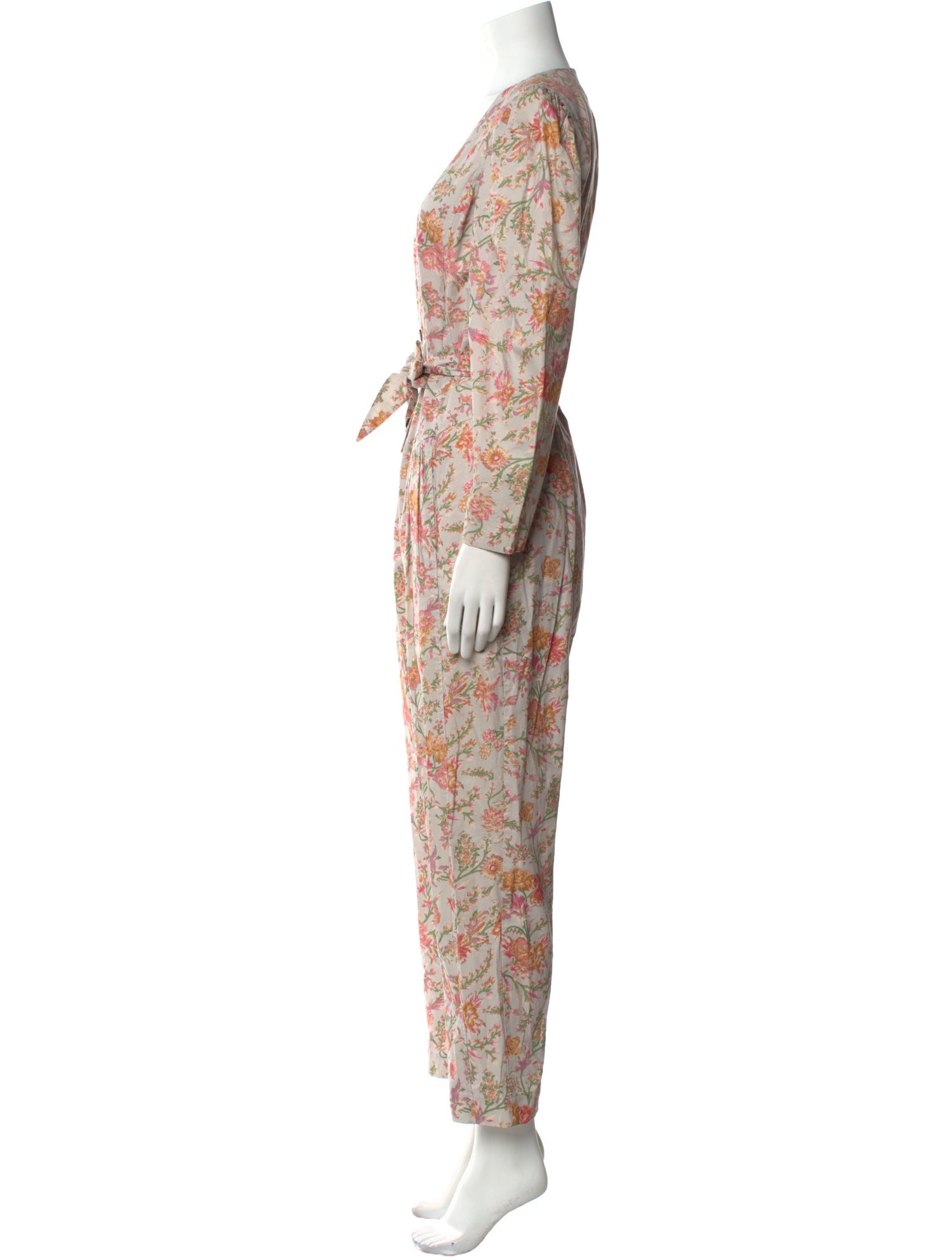 Rebecca Taylor Floral Print V-Neck Jumpsuit w/ Tags
