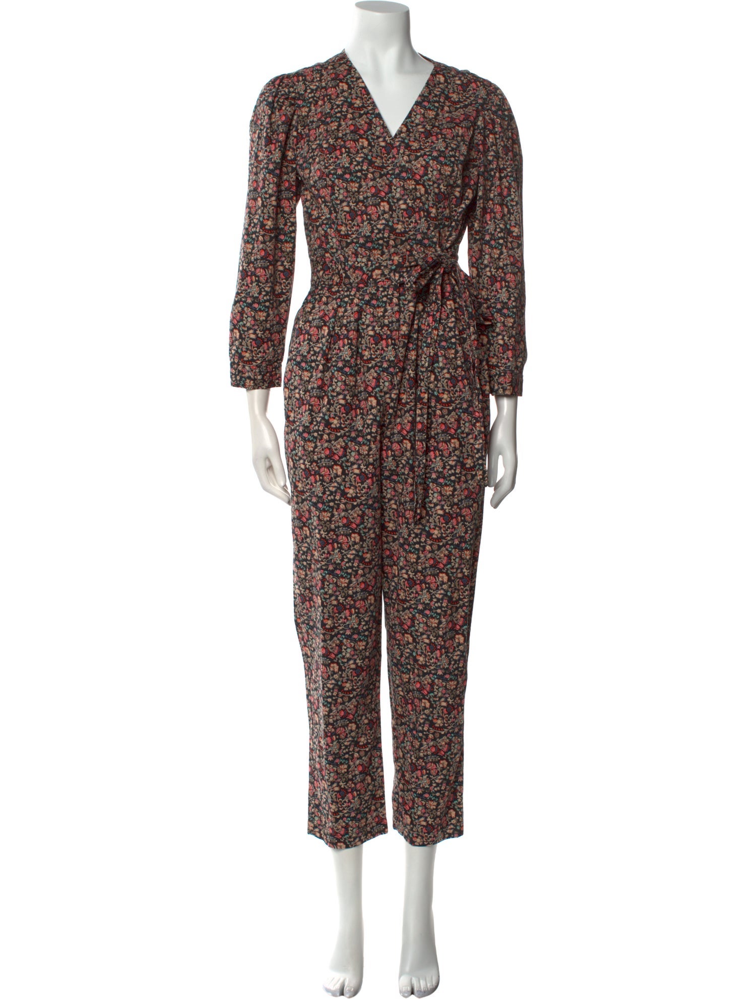 Rebecca Taylor Floral Print V-Neck Jumpsuit w/ Tags